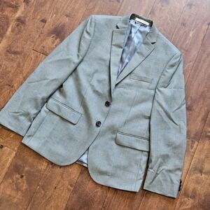 Lauren Ralph‎ Lauren Blazer Youth Boy 2 Button Light Gray Size 16R READ
